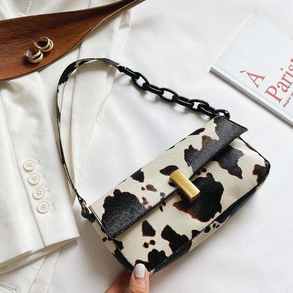 youth ladies simple versatile bag women cow print pu leather handbags lady acrylic chain travel shoulder totes bag
youth ladies simple versatile bag women cow print pu leather handbags lady acrylic chain travel shoulder totes bag