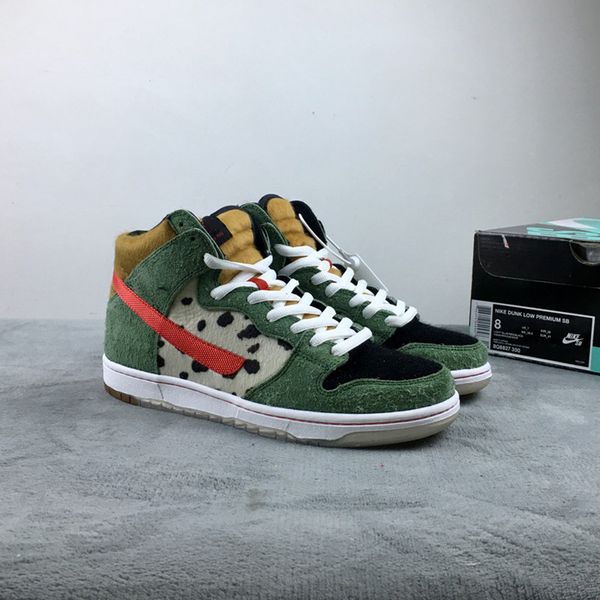 2020 sb dunks high low dog walker skateboard shoes new arrival deerskin spots green brown suede casual sport sneaker, White;red
2020 sb dunks high low dog walker skateboard shoes new arrival deerskin spots green brown suede casual sport sneaker, White;red