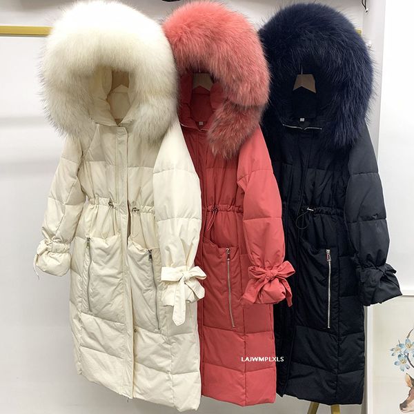 2020 winter large real raccoon fur collar women down coat hooded thicken warm long down parkas outwears white duck jackets, Black
2020 winter large real raccoon fur collar women down coat hooded thicken warm long down parkas outwears white duck jackets, Black