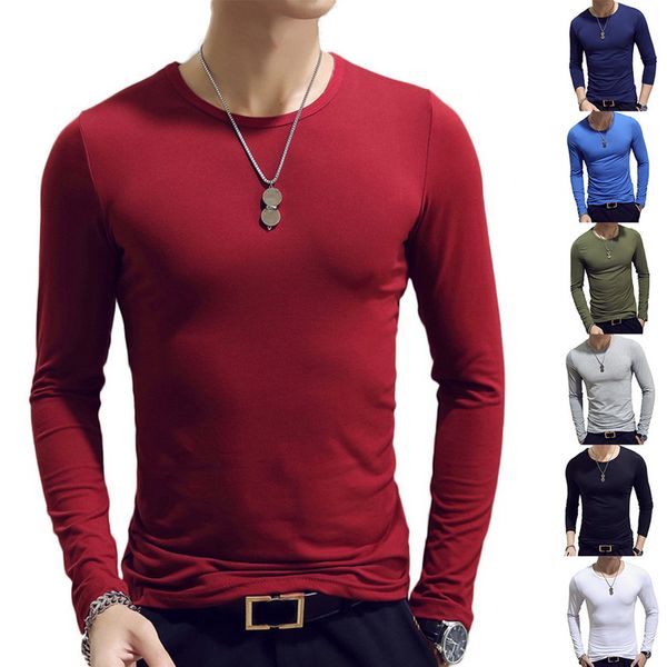 2020 spring men t-shirts long sleeve o-neck casual fitness jogging solid fashion tee basic running homme clothing, White;black
2020 spring men t-shirts long sleeve o-neck casual fitness jogging solid fashion tee basic running homme clothing, White;black