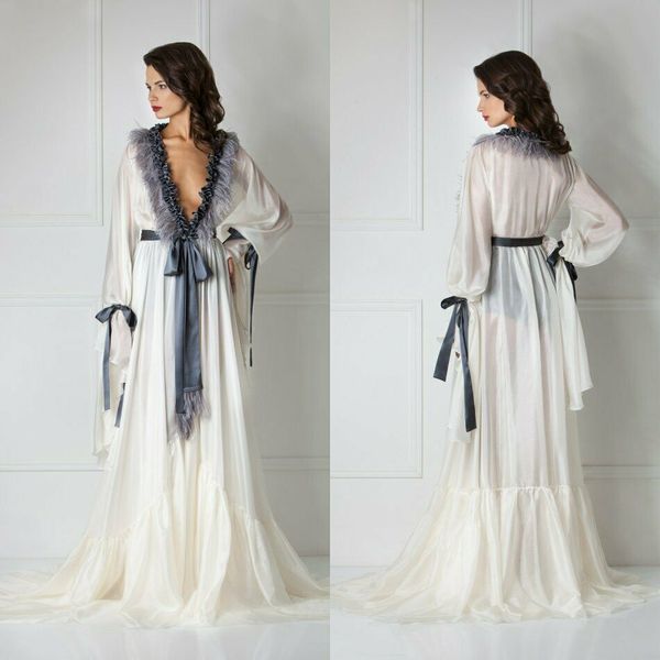 women sleepwear bathrobe long silk kimono dressing gown lace lingerie bath robe wedding bride bridesmaid robes dressing gowns, White
women sleepwear bathrobe long silk kimono dressing gown lace lingerie bath robe wedding bride bridesmaid robes dressing gowns, White