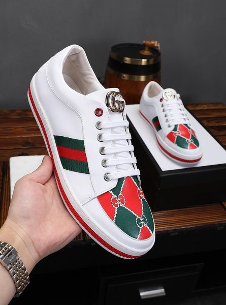 2019 new series men's casual shoes, fashion sports leather white round head shoes, with original packaging shoe box delivery male code, Black
2019 new series men's casual shoes, fashion sports leather white round head shoes, with original packaging shoe box delivery male code, Black