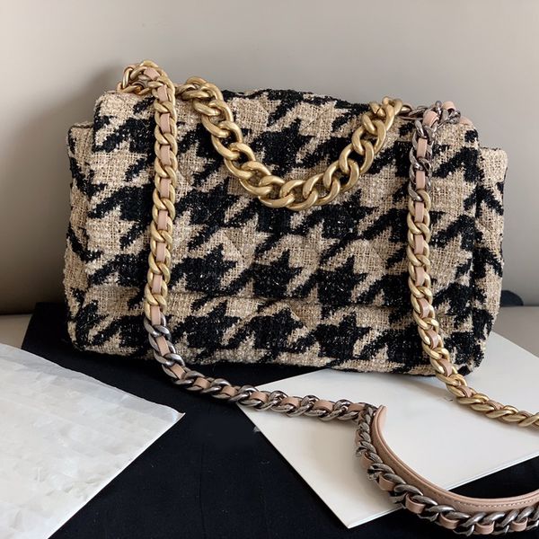 crossbody bag shoulder bags purse fashion winter style patchwork color houndstooth cloth preparation tweed women chain flap bag
crossbody bag shoulder bags purse fashion winter style patchwork color houndstooth cloth preparation tweed women chain flap bag