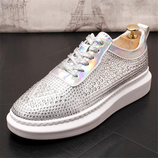 fashion spikes flat genuine leather shoes rhinestone sequin mens loafer dress shoes men casual diamond pointed toe driving, Black
fashion spikes flat genuine leather shoes rhinestone sequin mens loafer dress shoes men casual diamond pointed toe driving, Black