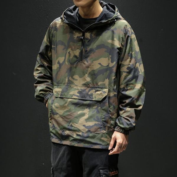 men's wool & blends 2021 autumn early winter casual two-sided guest wear jacket retro frog hooded camouflage coat, Black
men's wool & blends 2021 autumn early winter casual two-sided guest wear jacket retro frog hooded camouflage coat, Black