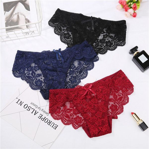 new women's lace panties seamless breathable panty transparent hollow design briefs plus size girls underwear, Black;pink
new women's lace panties seamless breathable panty transparent hollow design briefs plus size girls underwear, Black;pink