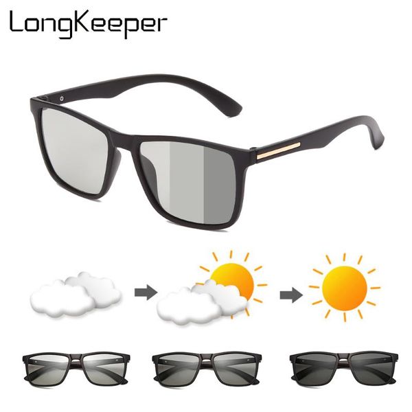 longkeeper pchromic polarized sunglasses men classic square discoloration eyewear anti glare uv400 glasses driving oculos, White;black
longkeeper pchromic polarized sunglasses men classic square discoloration eyewear anti glare uv400 glasses driving oculos, White;black