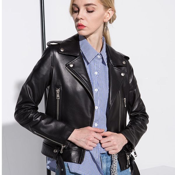 yeddamavis new autumn women pu leather jacket woman zipper belt short coat female black punk bomber faux leather outwear
yeddamavis new autumn women pu leather jacket woman zipper belt short coat female black punk bomber faux leather outwear