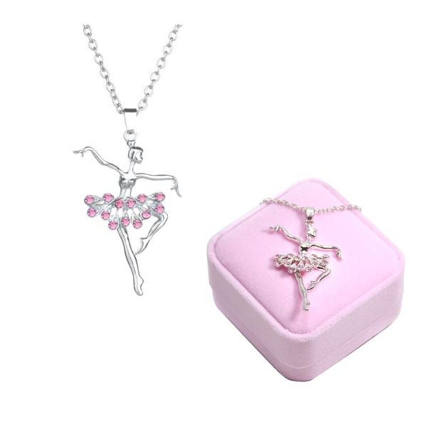 dancing ballerina dancer ballet pendant necklace charm surprise jewelry gift for girls women, Silver
dancing ballerina dancer ballet pendant necklace charm surprise jewelry gift for girls women, Silver