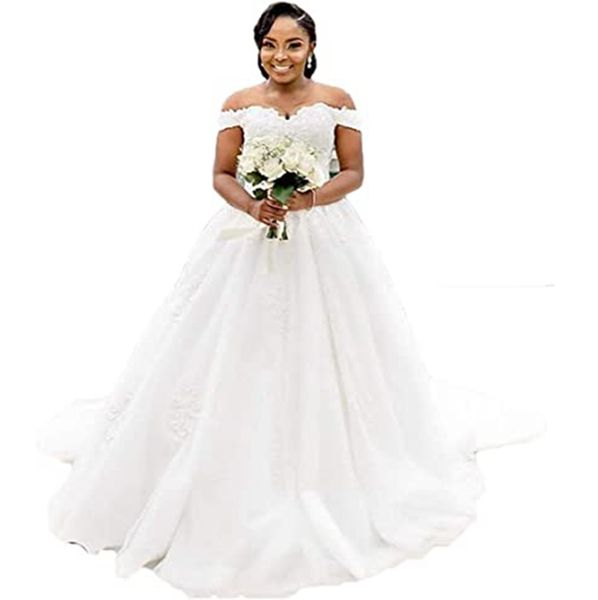 in stock princess vintage off shoulder lace wedding dresses 2020 plus size sweep train lace white bridal gowns for wedding vestidos de noche
in stock princess vintage off shoulder lace wedding dresses 2020 plus size sweep train lace white bridal gowns for wedding vestidos de noche