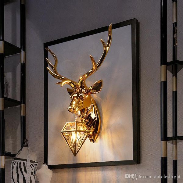 american retro gold deer wall lamp antlers wall light fixtures living room bedroom bedside lamp led sconce home decor luminaire
american retro gold deer wall lamp antlers wall light fixtures living room bedroom bedside lamp led sconce home decor luminaire