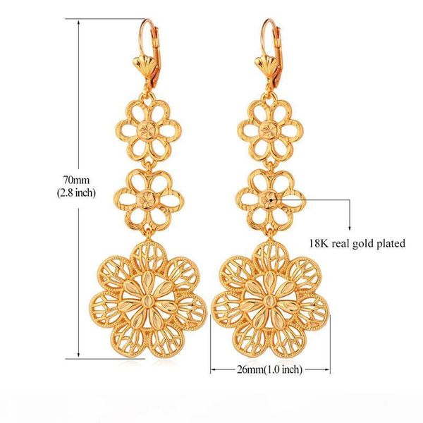 gold long drop earrings for women 18k real gold plated platinum plated hollow flower vintage earrings, Silver
gold long drop earrings for women 18k real gold plated platinum plated hollow flower vintage earrings, Silver