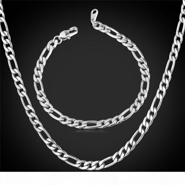 new trendy figaro chain stainless steel necklace sets 18k real gold plated chunky necklace bracelet men jewelry ys226, Black
new trendy figaro chain stainless steel necklace sets 18k real gold plated chunky necklace bracelet men jewelry ys226, Black