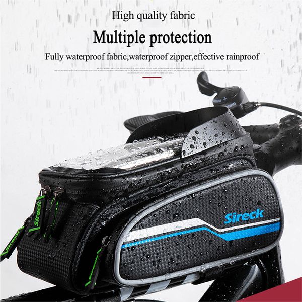 sireck 6.0" bike mtb road bicycle front touch screen frame tube cycling saddle cicismo handlebar bag pannier mx200717
sireck 6.0" bike mtb road bicycle front touch screen frame tube cycling saddle cicismo handlebar bag pannier mx200717