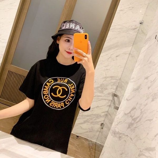 design 2020 spring and summer new web celebrity with three-dimensional embroidery college style loose thin version joker female tide, White
design 2020 spring and summer new web celebrity with three-dimensional embroidery college style loose thin version joker female tide, White