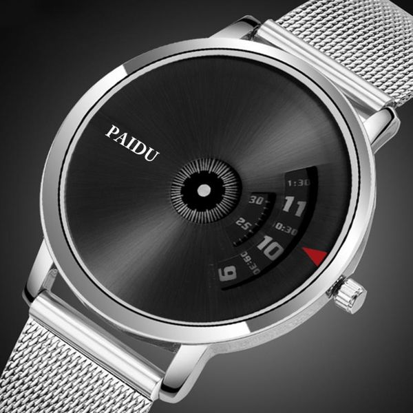 2020 new brand paidu men's watch luxury designer quartz watch stainless steel mesh man relogio masculino, Slivery;brown
2020 new brand paidu men's watch luxury designer quartz watch stainless steel mesh man relogio masculino, Slivery;brown
