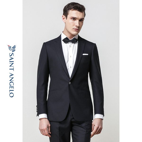 happy bird autumn new men's business suit wool suit slim silk business, White;black
happy bird autumn new men's business suit wool suit slim silk business, White;black