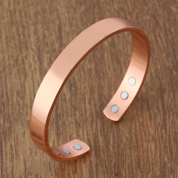 pure copper energy magnetic bangle healthcare bracelets fashion bangle jewelry fitness balance rose gold color for men women, Black
pure copper energy magnetic bangle healthcare bracelets fashion bangle jewelry fitness balance rose gold color for men women, Black
