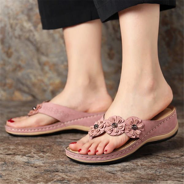 women's flower sandals 2020 summer wedge slippers shoes women vintage flip flops female ladies woman sandals lady casual slides, Black
women's flower sandals 2020 summer wedge slippers shoes women vintage flip flops female ladies woman sandals lady casual slides, Black