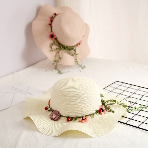 korean style new wave-edge flower lady's big beach travel rattan straw straw hat hat, Blue;gray
korean style new wave-edge flower lady's big beach travel rattan straw straw hat hat, Blue;gray