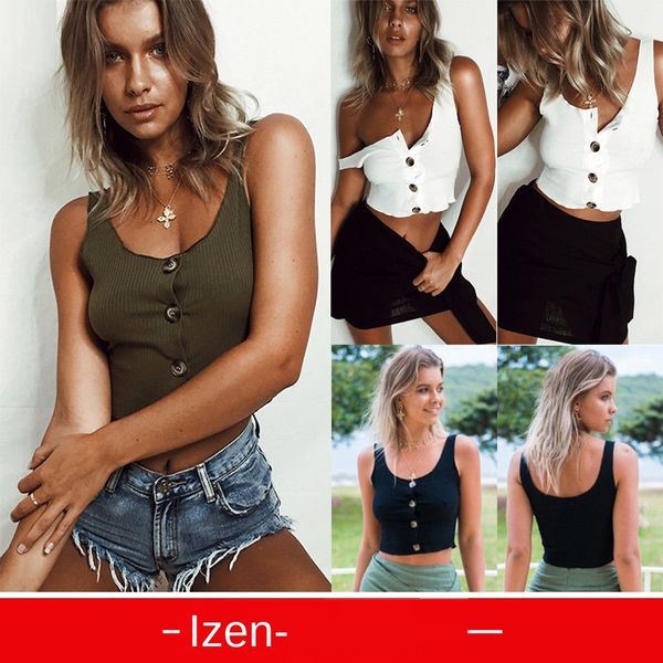 sleeveless decorative t-shirt women's button vest sleeveless decorative button vest t-shirt women's, Camo
sleeveless decorative t-shirt women's button vest sleeveless decorative button vest t-shirt women's, Camo