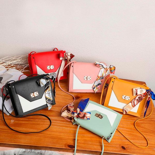 contrast color pu leather crossbody bags for women 2020 fashion solid colors shoulder bag female handbags and purses with scarf
contrast color pu leather crossbody bags for women 2020 fashion solid colors shoulder bag female handbags and purses with scarf