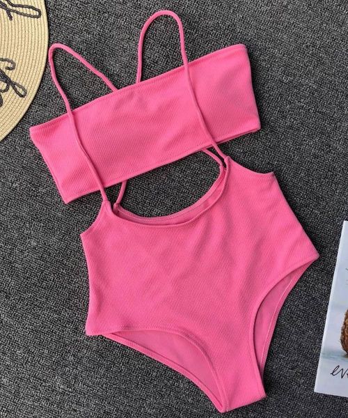 women's swimsuit solid strapless swimwear two-piece bathing suit high waist bandage bikini for girls, White;black
women's swimsuit solid strapless swimwear two-piece bathing suit high waist bandage bikini for girls, White;black