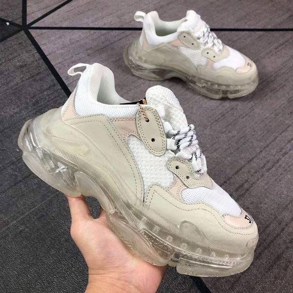 2020 pairs chaussures triple s pink green blue men women platform casual shoes designer crystal bottom sneakers size 36-45, Black
2020 pairs chaussures triple s pink green blue men women platform casual shoes designer crystal bottom sneakers size 36-45, Black