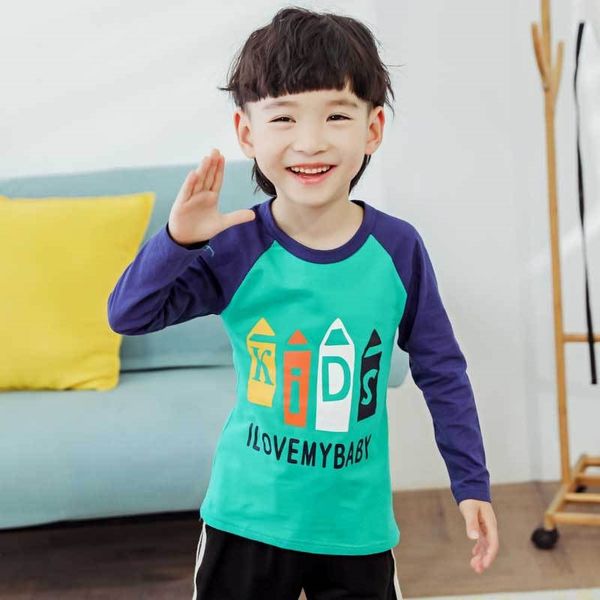 boy's long-sleeved t- children's autumn coat single-piece home clothes girl's coat shirt base shirt cotton t-shirt, Blue;red
boy's long-sleeved t- children's autumn coat single-piece home clothes girl's coat shirt base shirt cotton t-shirt, Blue;red