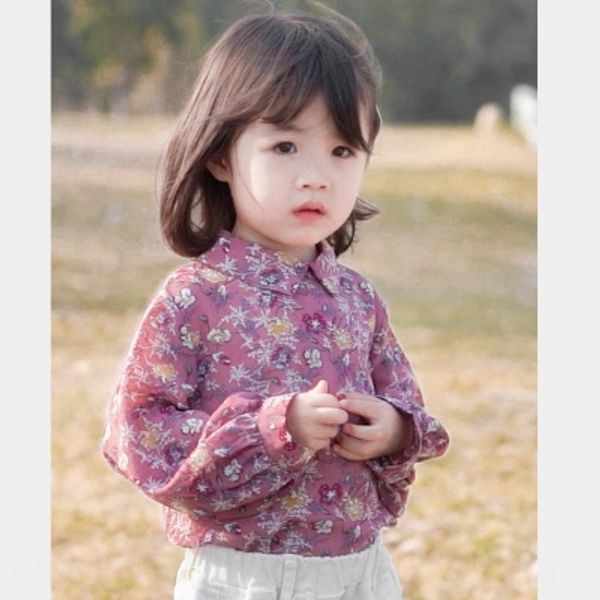 1une3 2020 children's clothing autumn new korean style girl's clothing shirt floral breathable shirt baby's western style all, White;black
1une3 2020 children's clothing autumn new korean style girl's clothing shirt floral breathable shirt baby's western style all, White;black