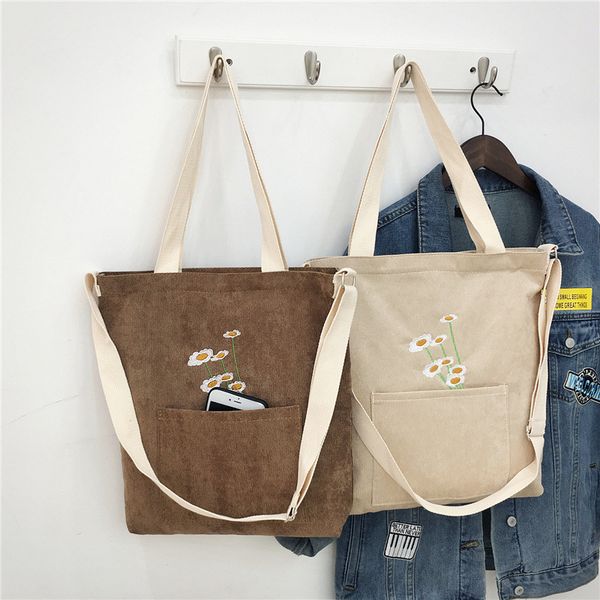women corduroy shoulder bag ladies tote foldable shopping bags 2020 ins embroidery female handbag crossbody bags for women
women corduroy shoulder bag ladies tote foldable shopping bags 2020 ins embroidery female handbag crossbody bags for women