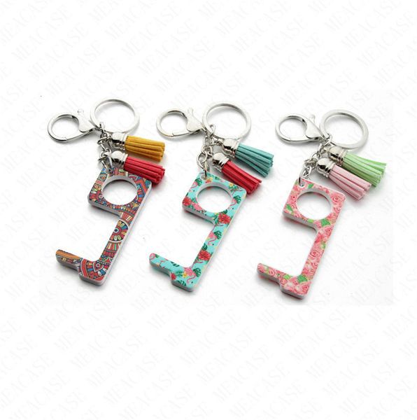 acrylic keychain with tassels key holder ring toy non-contact elevator button protective tool key chains ring holder edc door opener e73101, Red;brown
acrylic keychain with tassels key holder ring toy non-contact elevator button protective tool key chains ring holder edc door opener e73101, Red;brown