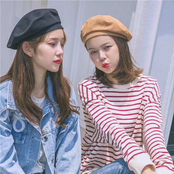 pure color beret female summer simple all-match flat korean fashion student beret octagonal octagonal hat stewardess hat, Blue;gray
pure color beret female summer simple all-match flat korean fashion student beret octagonal octagonal hat stewardess hat, Blue;gray