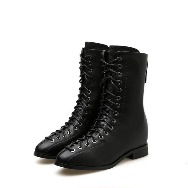 mid-heel women's boots trend 2020 autumn and winter new european and american thick heel short boots lace-up boo, Black
mid-heel women's boots trend 2020 autumn and winter new european and american thick heel short boots lace-up boo, Black