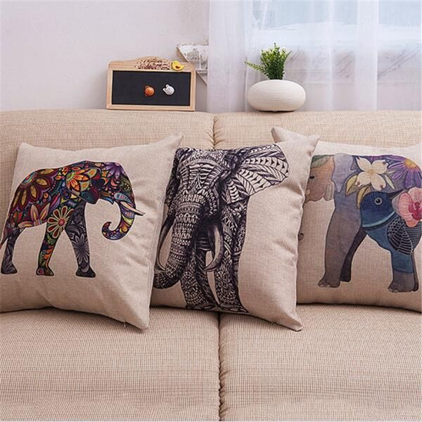modern simple animal elephant decorative pillow case chair waist square 45x45cm cotton linen pillow cover home textile living
modern simple animal elephant decorative pillow case chair waist square 45x45cm cotton linen pillow cover home textile living