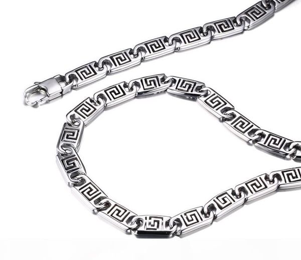 2016 new exaggerated stainless steel high polished chains necklace & bracelet 2pcs jewelry set men punk bangle fashion joyas, Silver
2016 new exaggerated stainless steel high polished chains necklace & bracelet 2pcs jewelry set men punk bangle fashion joyas, Silver