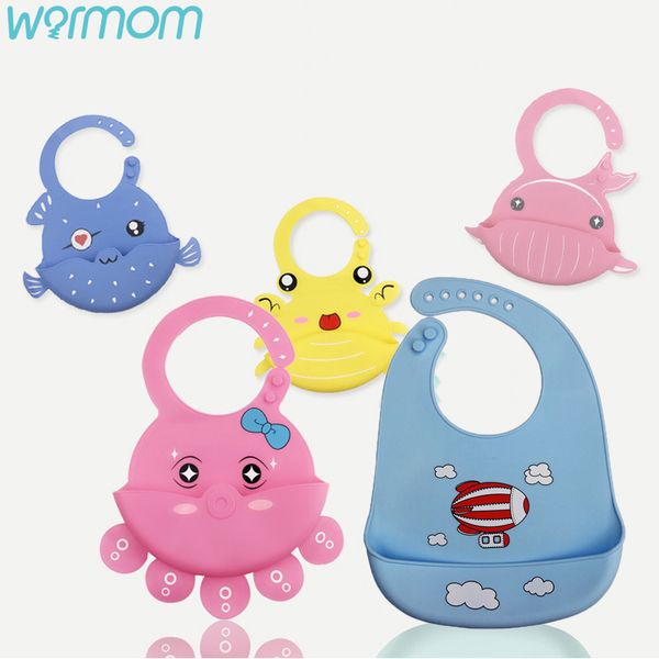 warmom silicone baby bib adjustable tightness soft silicone bib waterproof cartoon animals shape safe material baby new, Slivery;white
warmom silicone baby bib adjustable tightness soft silicone bib waterproof cartoon animals shape safe material baby new, Slivery;white