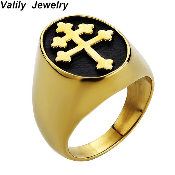 edglifu lorraine cross ring gold silver color titanium stainless steel crux vera cross rings for men punk jewelry drop shipping, Golden;silver
edglifu lorraine cross ring gold silver color titanium stainless steel crux vera cross rings for men punk jewelry drop shipping, Golden;silver