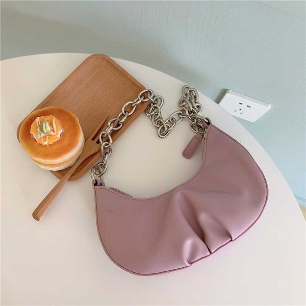 all match women half moon handbags fashion soft pu leather fold chain ladies underarm shoulder bags simple casual tote bolso
all match women half moon handbags fashion soft pu leather fold chain ladies underarm shoulder bags simple casual tote bolso