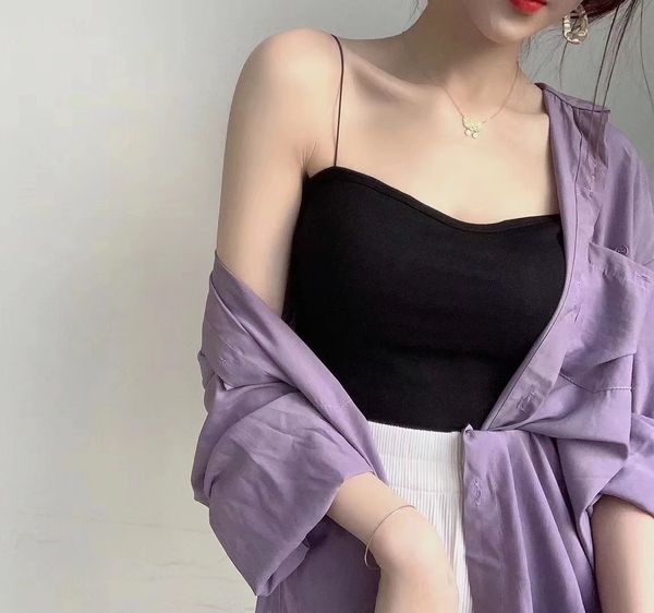 7lrz6 boxed new oil painting girl's back underwear plastering breast thread small outside wearing base underwear sling sling vest femal, Camo 
7lrz6 boxed new oil painting girl's back underwear plastering breast thread small outside wearing base underwear sling sling vest femal, Camo