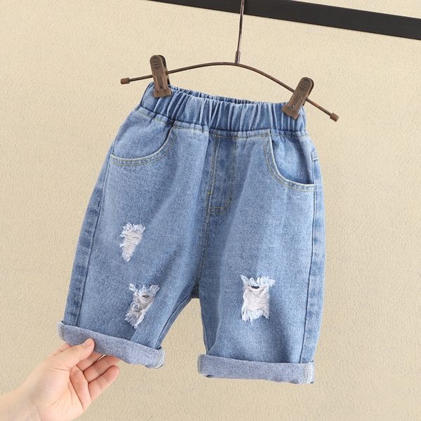 summer 2020 shorts and children's wear jeans boys' pierced jeans summer korean style children's clothing, Blue
summer 2020 shorts and children's wear jeans boys' pierced jeans summer korean style children's clothing, Blue