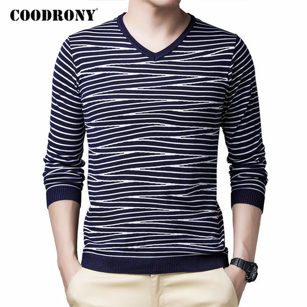 men's sweaters coodrony brand sweater men fashion striped casual v-neck pull homme autumn winter soft warm knitwear pullover clothing c, White;black
men's sweaters coodrony brand sweater men fashion striped casual v-neck pull homme autumn winter soft warm knitwear pullover clothing c, White;black