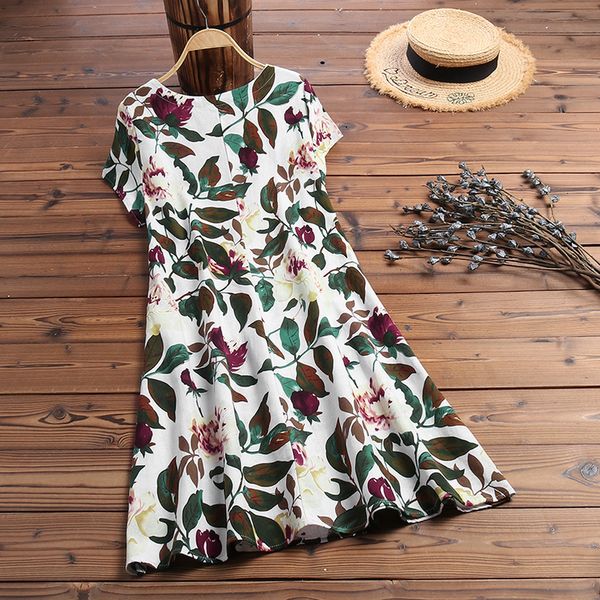 fashion womens linen dress 2020 vintage print summer dress sarafans vestidos female v neck short sleeve tunic robe plus size, Black;gray
fashion womens linen dress 2020 vintage print summer dress sarafans vestidos female v neck short sleeve tunic robe plus size, Black;gray