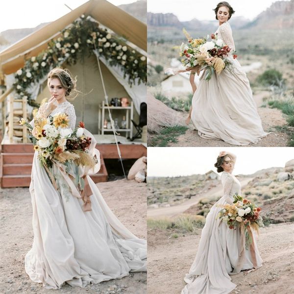 elegant long sleeves wedding dresses appliqued lace bead a line beach bridal gown custom made ruched tulle sweep train robes de mariée, White
elegant long sleeves wedding dresses appliqued lace bead a line beach bridal gown custom made ruched tulle sweep train robes de mariée, White
