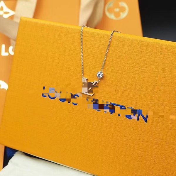 luxury brand louìs vuìttõn new luxury designer jewelry women's pendant necklace gold chain elegant classic necklace with box, Silver
luxury brand louìs vuìttõn new luxury designer jewelry women's pendant necklace gold chain elegant classic necklace with box, Silver