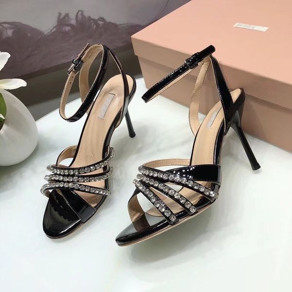 2020 new sandals women with rhinestone and rhinestones and stilettos for summer peep-toe super high heels pumps women, Black
2020 new sandals women with rhinestone and rhinestones and stilettos for summer peep-toe super high heels pumps women, Black