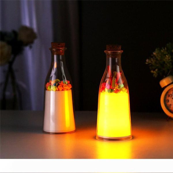 brelong milk bottle with sleep message light drift bottle night light colorful lover gift wishing bottle lamp 1 pc
brelong milk bottle with sleep message light drift bottle night light colorful lover gift wishing bottle lamp 1 pc
