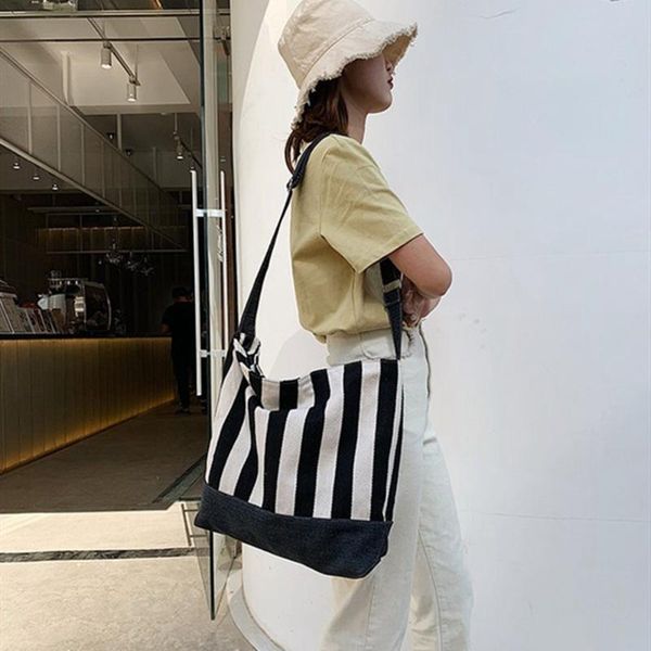 single shoulder bag women crossbody bags for women ladies fashion stripe large capacity canvas bag female big women's bags
single shoulder bag women crossbody bags for women ladies fashion stripe large capacity canvas bag female big women's bags