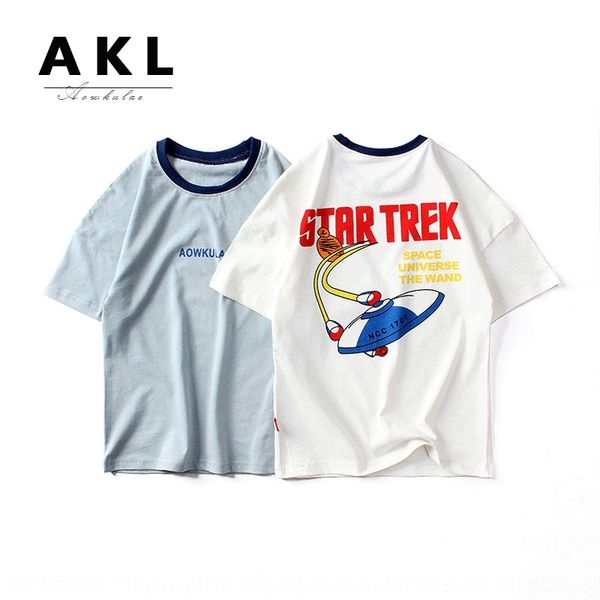 2020 new korean style short-sleeved t-shirt wear girlscotton loose shoes children's men's t-shirt children's, Blue
2020 new korean style short-sleeved t-shirt wear girlscotton loose shoes children's men's t-shirt children's, Blue