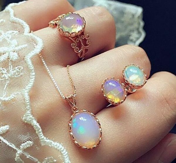 women gem jewelry set 3 pieces bridal jewelry 1 set bride necklace earring ring rose gold gem wedding party accessories ing, Slivery;golden
women gem jewelry set 3 pieces bridal jewelry 1 set bride necklace earring ring rose gold gem wedding party accessories ing, Slivery;golden